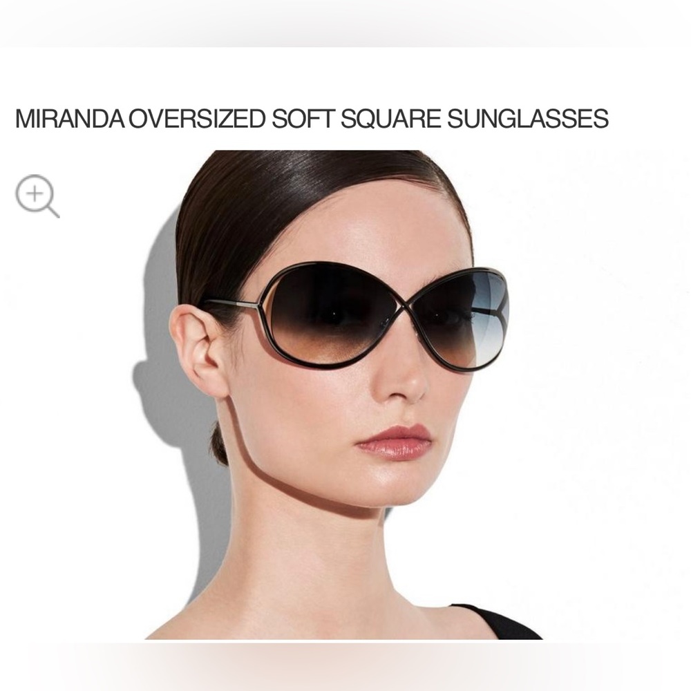 Tom Ford Miranda oversized sunglasses w/ velvet case - Picture 6 of 6